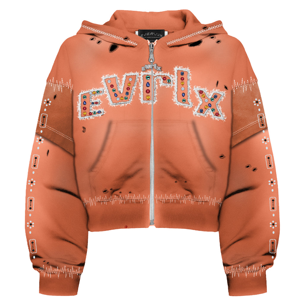EVERLUX “Gem Cut” ZIP UP(Orange)